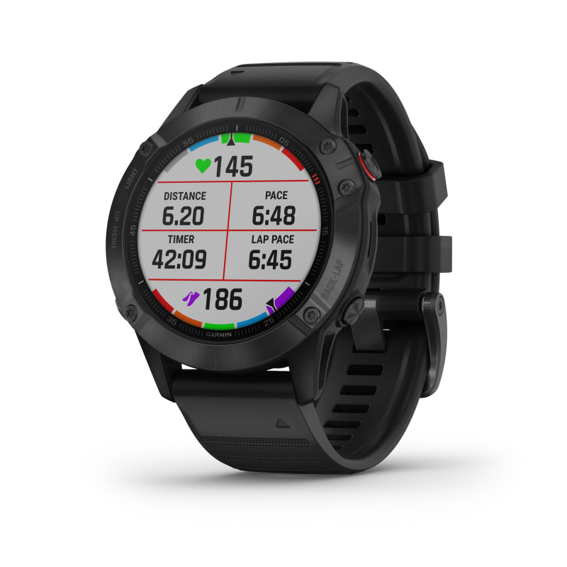 Garmin Fenix 6 Pro GPS-klocka med pulsmätning Svart